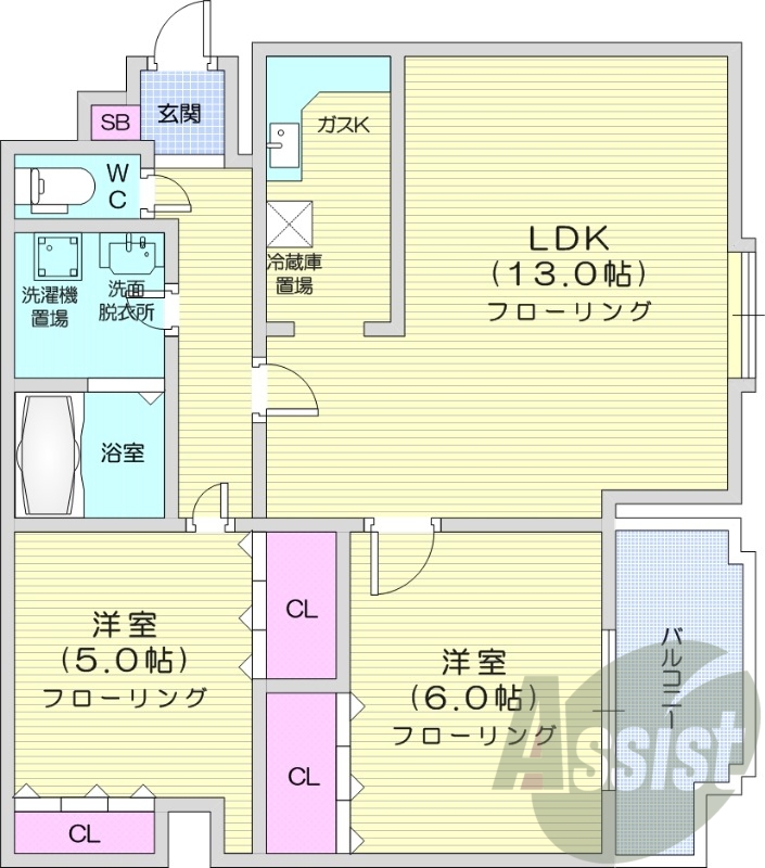 3階の間取り図