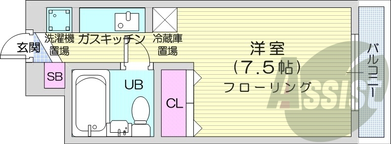 3階の間取り図