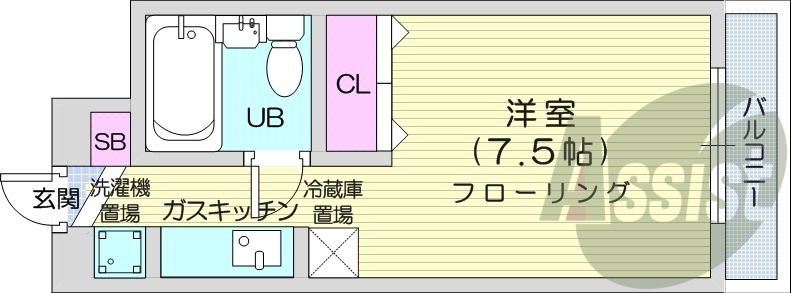 3階の間取り図