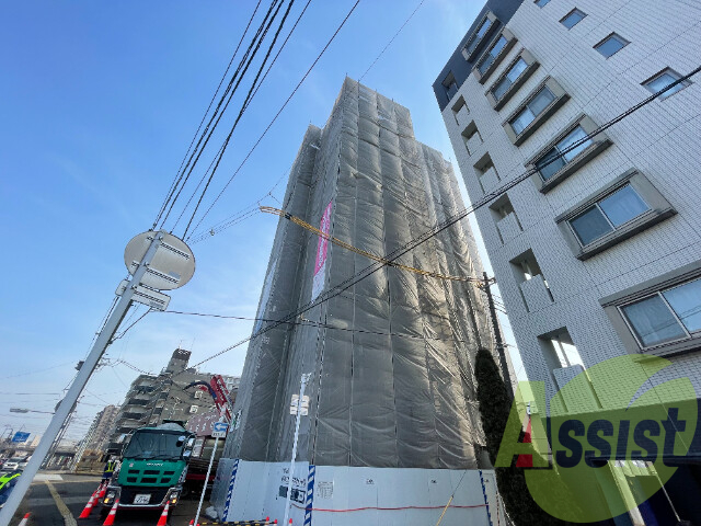 宮城野二丁目新築マンションの外観