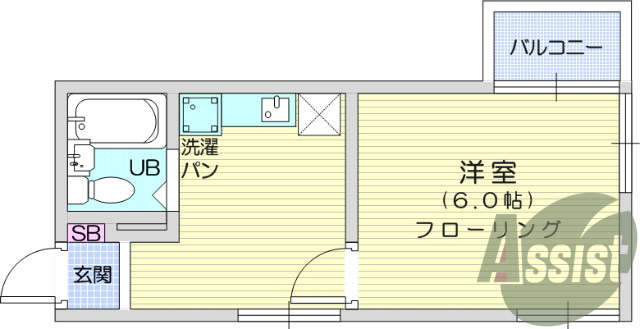 4階の間取り図