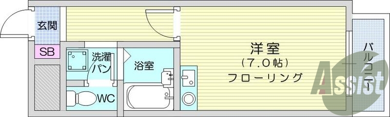 1R、ロフト、エアコン、IHクッキング、プロパン