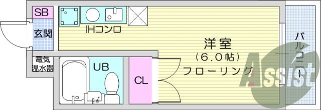 4階の間取り図