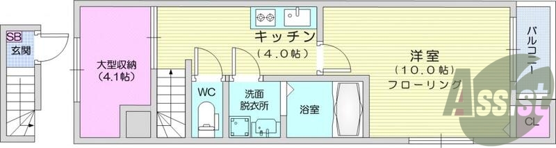 お写真は206号室のものです。参考にしてくださいませ。