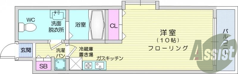 1R、、風呂、トイレ別、独立洗面台、追い炊き、シャワートイレ