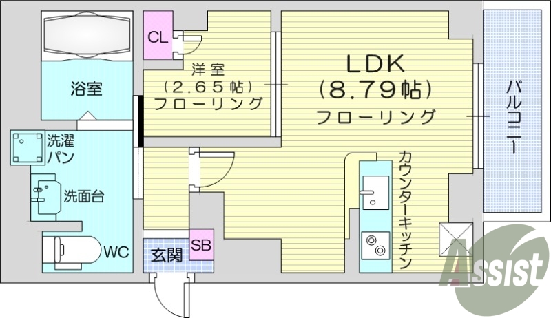 5階の間取り図