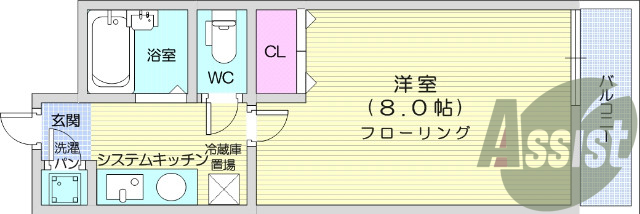 お写真は703号室のものです。参考にしてくださいませ。