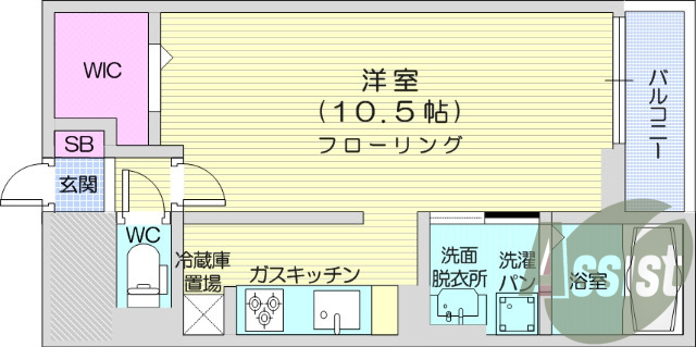 1Ｋ、オートロック、浴室乾燥、カメラ付きインターホン