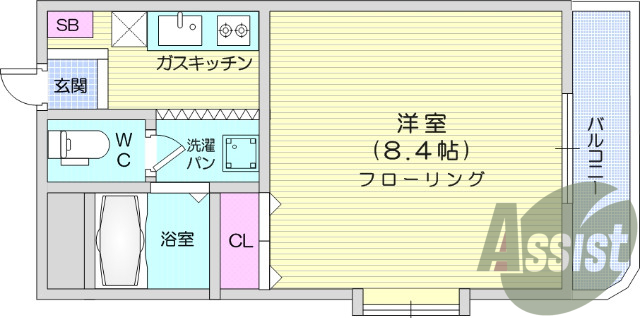 1Ｋ、オール電化、インターホン、ウォッシュレット