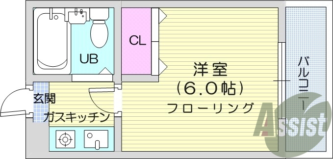 4階の間取り図