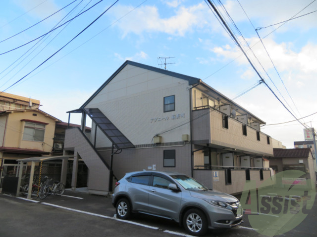 仙台市宮城野区萩野町３丁目の賃貸アパートの外観