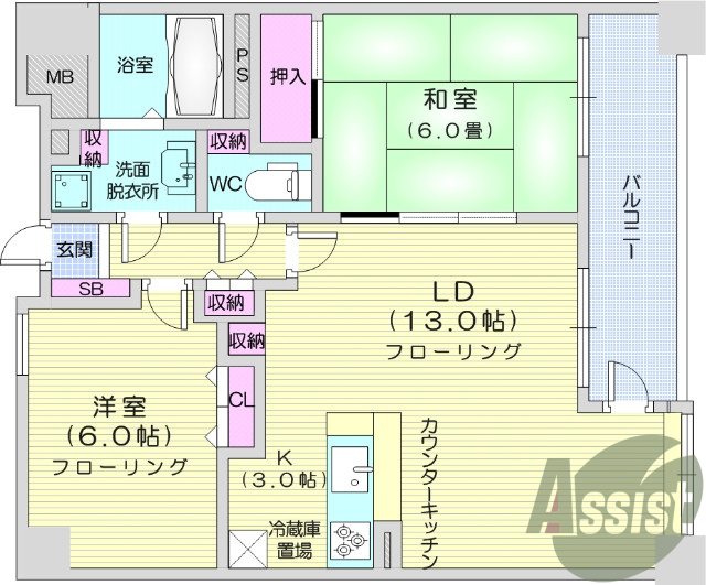 南西向き、温水洗浄便座、宅配box、バストイレ別、