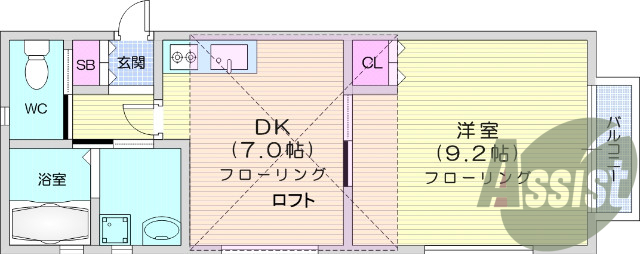 独立洗面台、BT別、室内洗浄機置き場、給湯