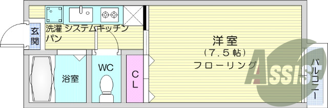 システムキッチン、モニター付きインターホン、バス、トイレ別