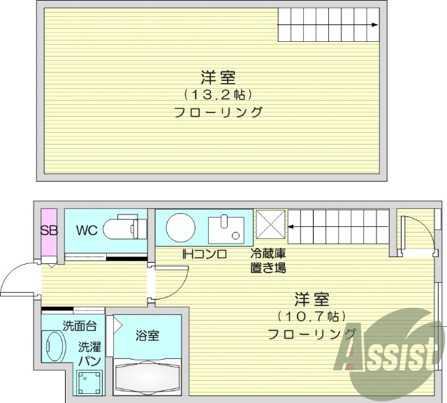 1LDK・オートロック・デジタルキー・ウォシュレット