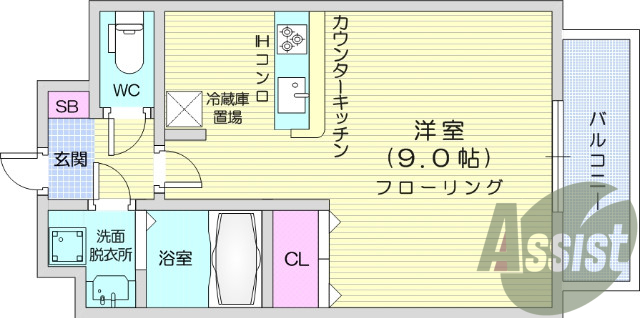 お写真は312号室のものです。参考にしてくださいませ。