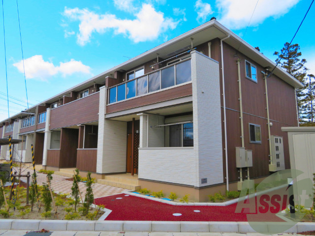 仙台市青葉区上愛子字北原道上の賃貸アパートの外観