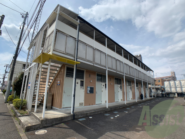 仙台市宮城野区萩野町１丁目の賃貸アパートの外観
