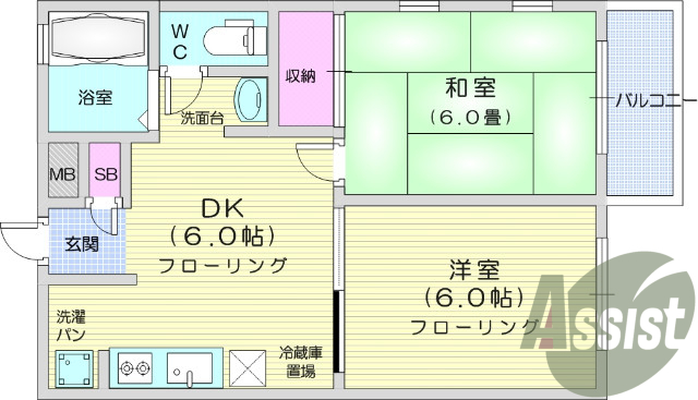 1K、追い炊き機能付き、インターネット使用料不要