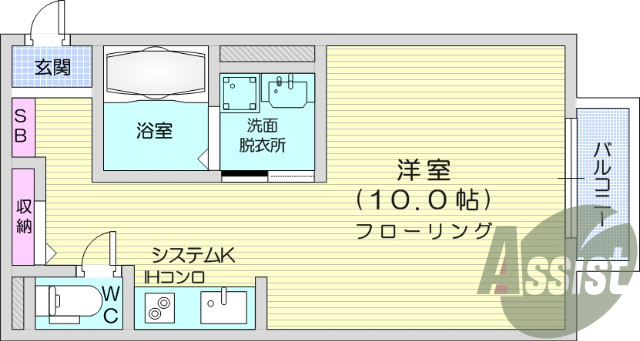 ワンルーム、BT別、IHクッキングヒーター。