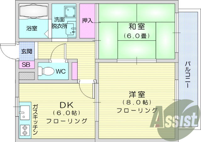 バス・トイレ別、追い焚き機能、温水洗浄便座