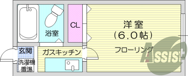 2階の間取り図