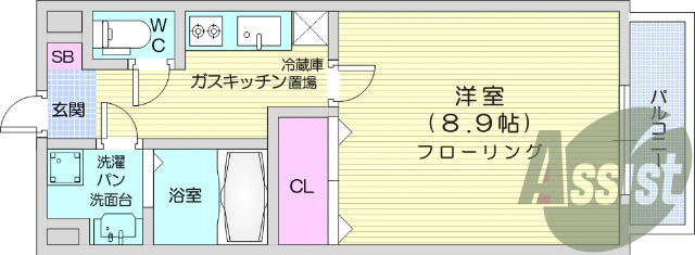 お写真は302号室のものになります。参考にしてくださいませ。