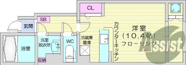 1K、ネット使用料不要、追焚機能、浴室乾燥機、宅配ボックス