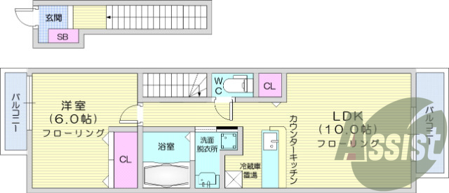 1ＬＤＫ、追い焚き、浴室乾燥、ウォシュレット