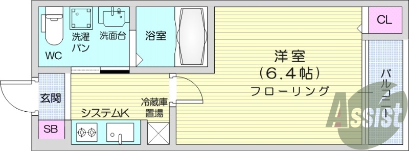 １Ｋ、バストイレ別、温水洗浄便座、追焚機能、独立洗面台