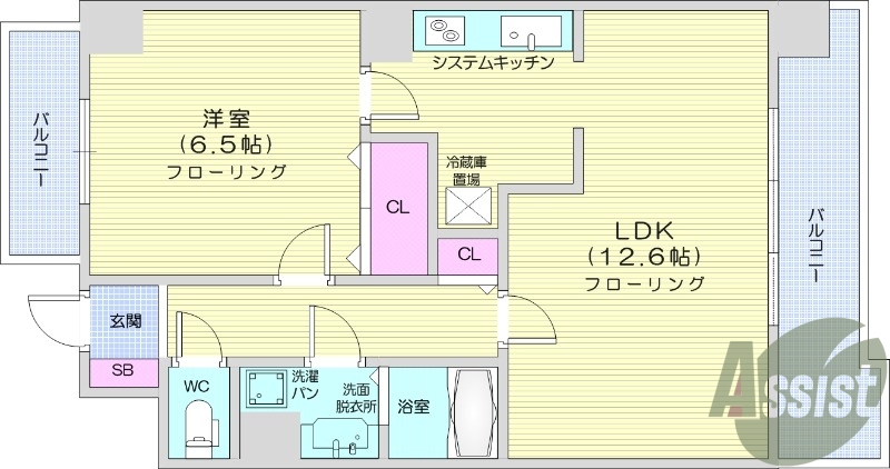 １LDK、エレベーター、浴室乾燥機、オートロック、エアコン
