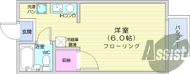 1階の間取り図