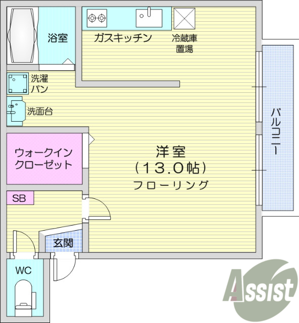 1R、エアコン、TV付きインターホン、追い焚き、バストイレ別