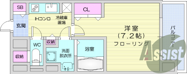 オートロック、インターネット無料、エアコン