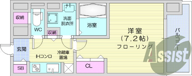 オートロック、インターネット無料、エアコン