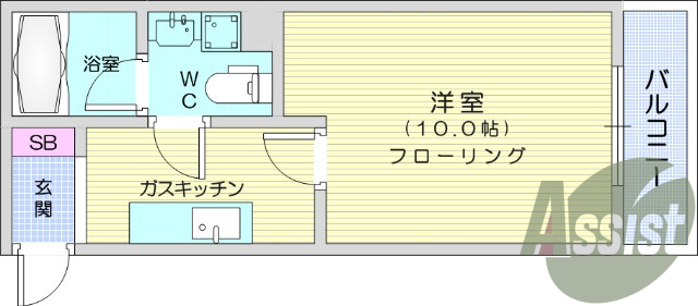 2階の間取り図