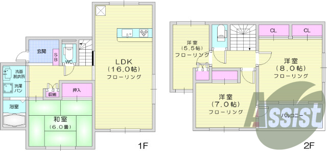 4LDK、デジキー、壁掛けテレビ付き、一軒家、追い焚き機能