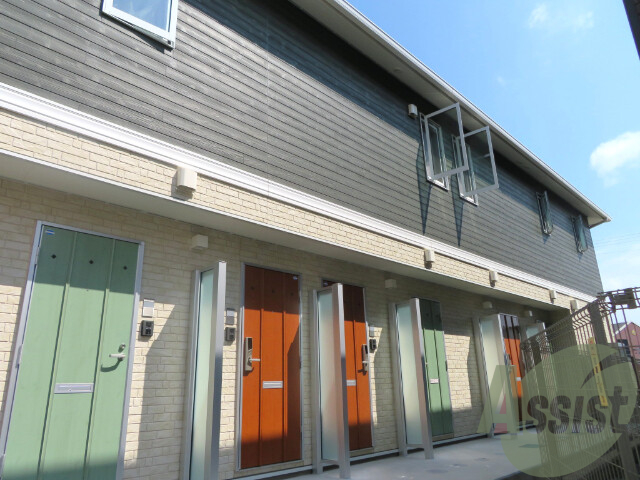 仙台市宮城野区五輪２丁目の賃貸アパートの外観