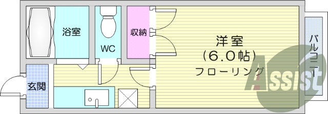 2階の間取り図