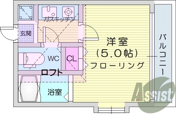 2階の間取り図
