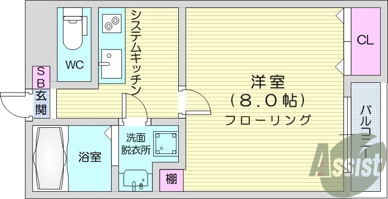 1K、追い焚き機能、IHコンロ、温水洗浄便座、洗髪洗面化粧台