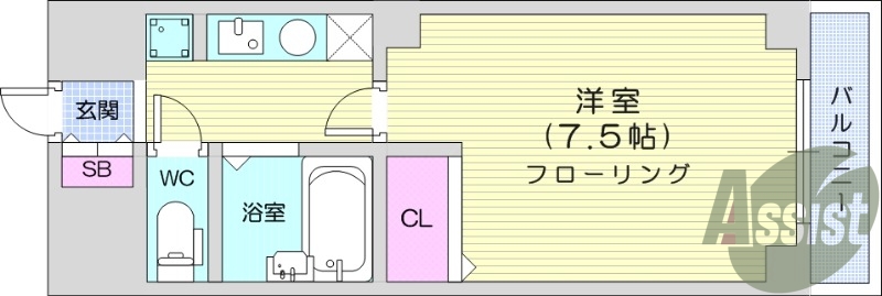 1K、BT別、オール電化、温水洗浄便座、室内洗濯機置場
