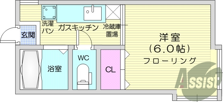 2階の間取り図
