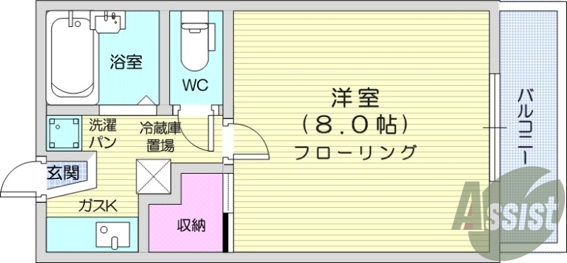 2階の間取り図