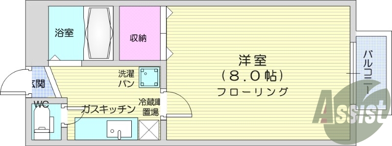 1階の間取り図