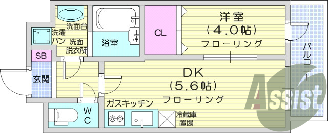 お写真は303号室のものです。参考にしてくださいませ。