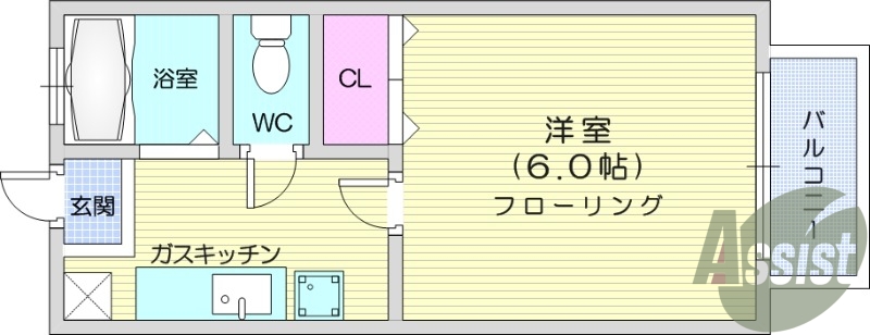 2階の間取り図