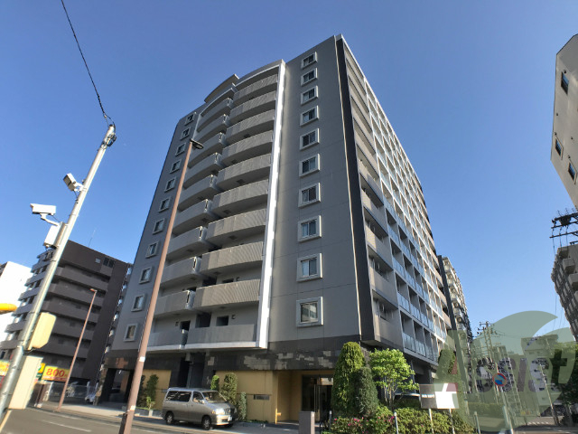 仙台市宮城野区鉄砲町中の賃貸マンションの外観