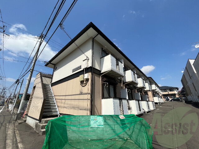 仙台市若林区畳屋丁の賃貸アパートの外観