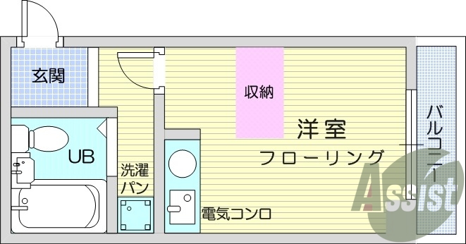 ワンルーム、インターネット無料、エアコン